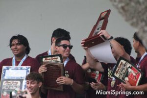 2025 Florida Champions Miami Springs Senior High Golden Hawks Baseball Team