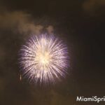 4th of July Fireworks in Miami Springs, Florida