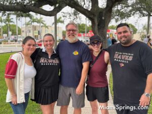 Miami Springs Senior High Golden Hawks Alum Cheering the Baseball Champions