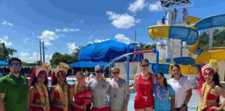 Luau Fun at the Miami Springs Aquatic Center
