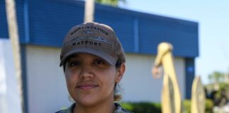 Miami Springs Graduate serves with U.S. Navy in Florida Petty Officer 3rd Class Alison Barrantes- hoto by Mass Communication Specialist 2nd Class Andrew Hanchar