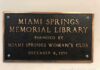 Park Outside Library to be Renamed Miami Springs Memorial Library