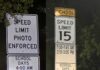 School Zone Speed Signs Simplified Speed Limit Photo Enforced
