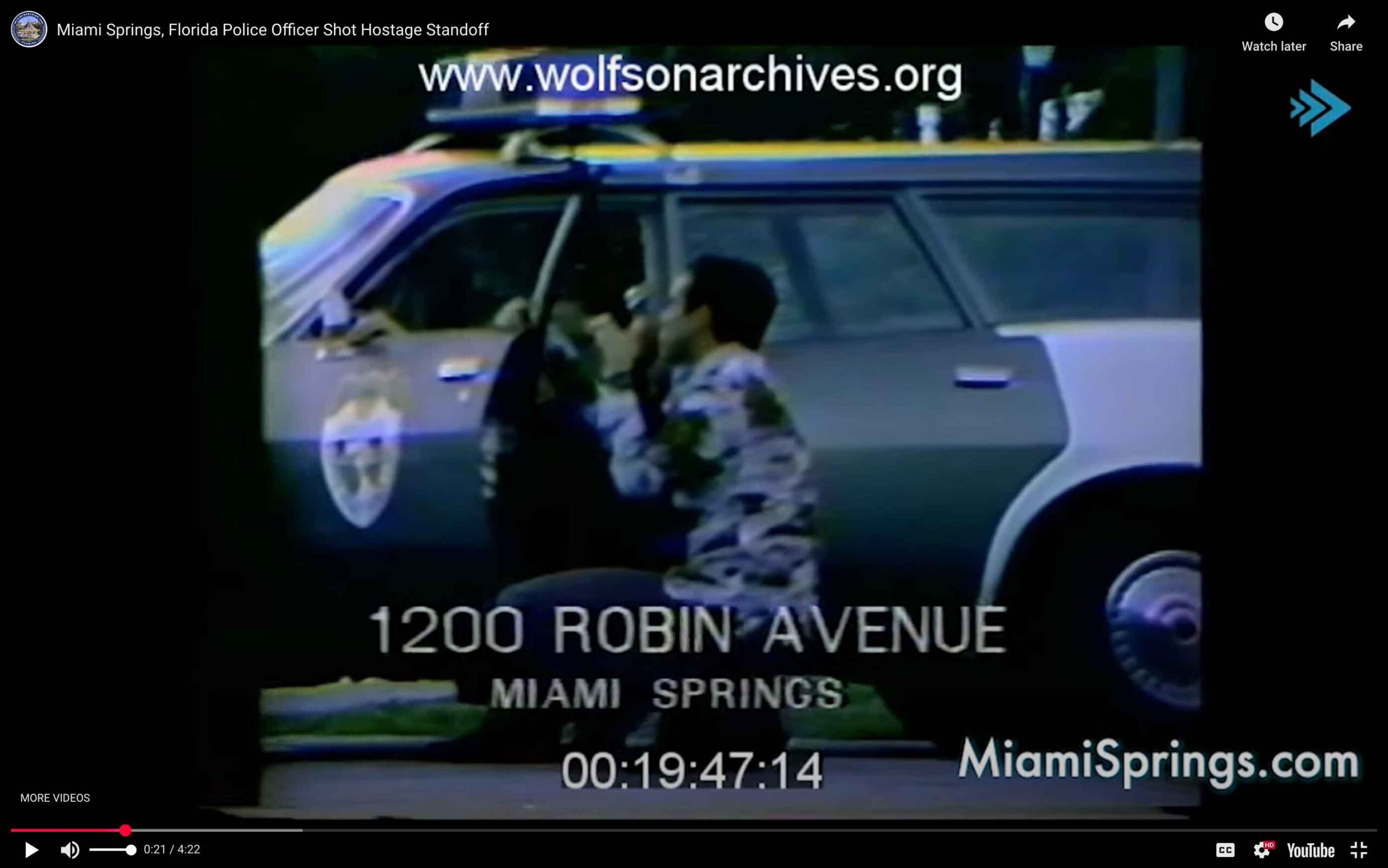 1975 Police Station Wagon Miami Springs