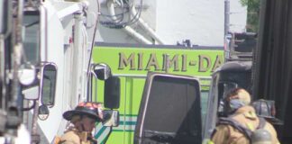 Garbage Truck Fire at Public Works