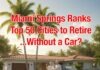 Miami Springs Ranked as a Top 50 City to Retire Without a Car