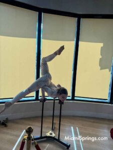 Contortionist at the Aerialbatics Grand Opening Event