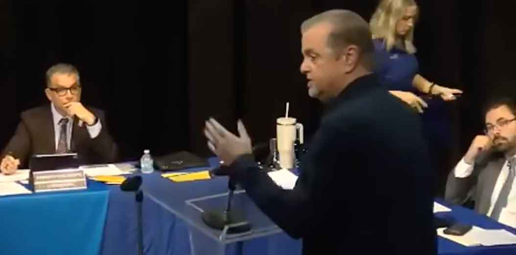 Lowell Dunn announces a $25,000 donation to the AIE Choir on behalf of the Lowell S and Betty L Dunn Family Foundation