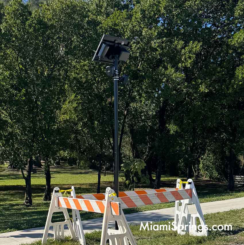 Surveillance Camera on North Royal Poinciana Blvd and Ludlam (Automated License Plate Reader)