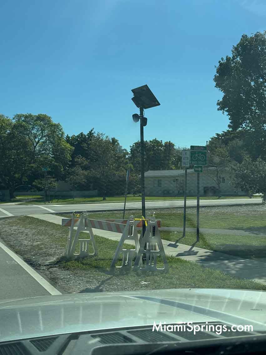 Surveillance Camera on North Royal Poinciana Blvd and Ludlam (Automated License Plate Reader)
