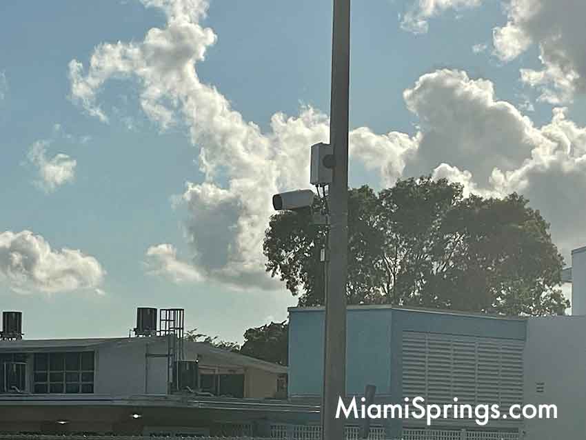 Surveillance Camera at East Drive and South Royal Poinciana Boulevard (Automated License Plate Reader)