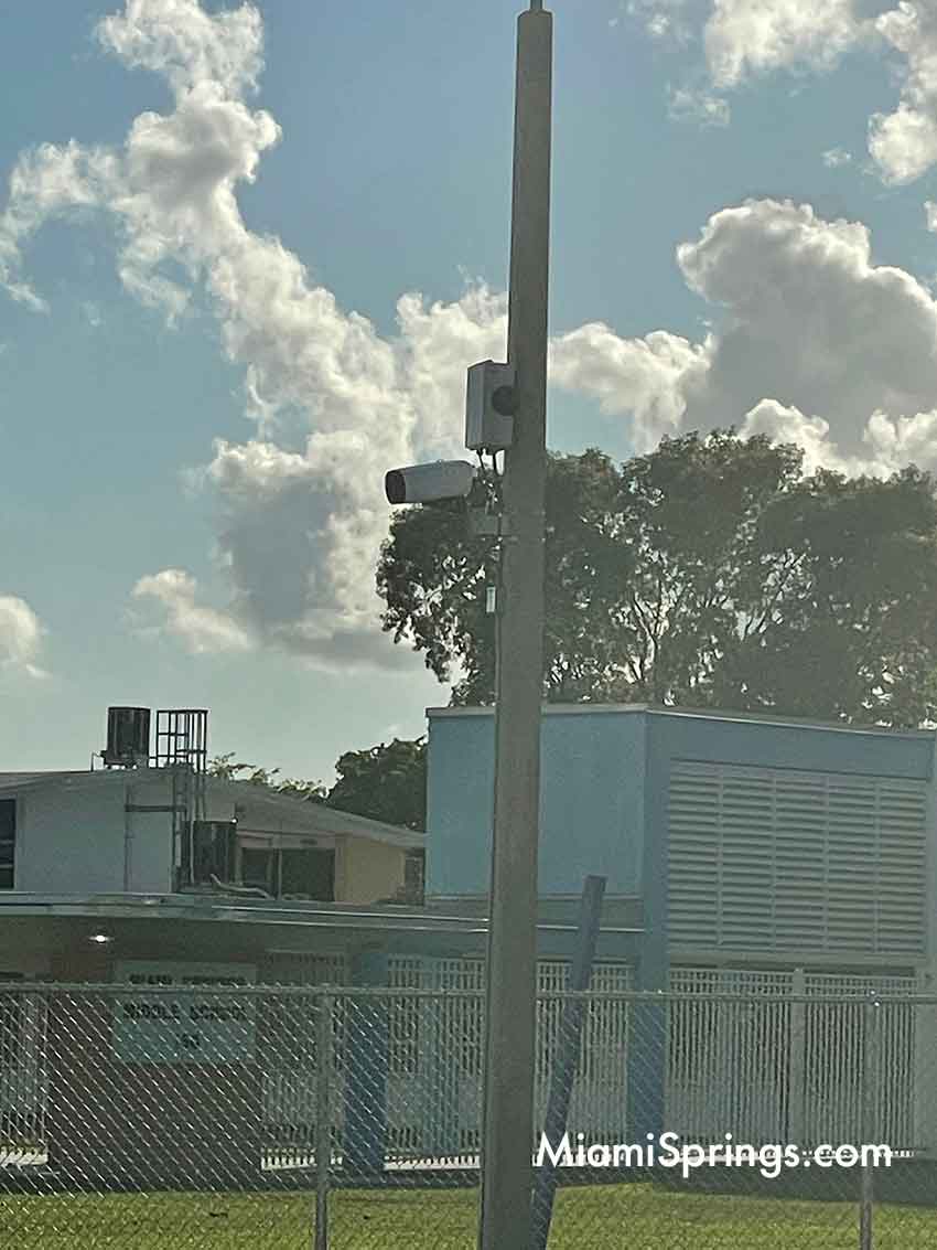 Surveillance Camera at East Drive and South Royal Poinciana Boulevard (Automated License Plate Reader)
