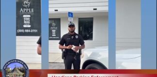 Handicap Parking Enforcement by Springs Police