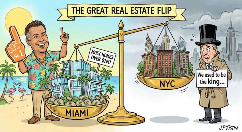 Miami versus New York City