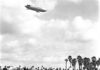 The Goodyear Blimp Defender Flying Over Miami Springs Country Club 1930 by Ken Wilde