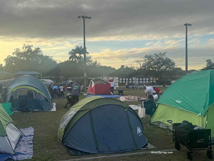Miami Springs Rec Family Camping Event