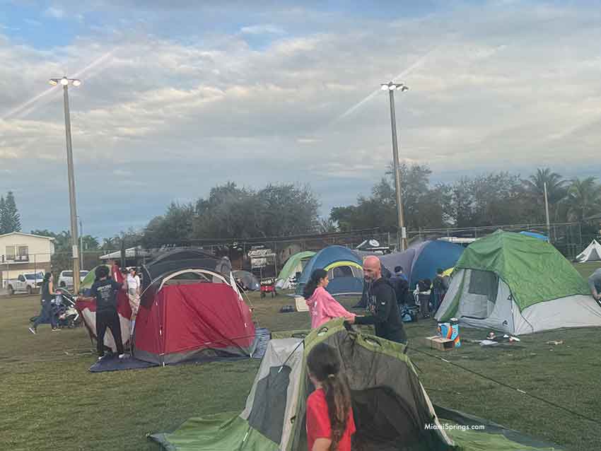 Miami Springs Rec Family Camping Event