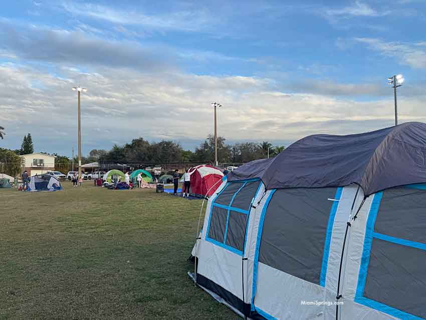 Miami Springs Rec Family Camping Event