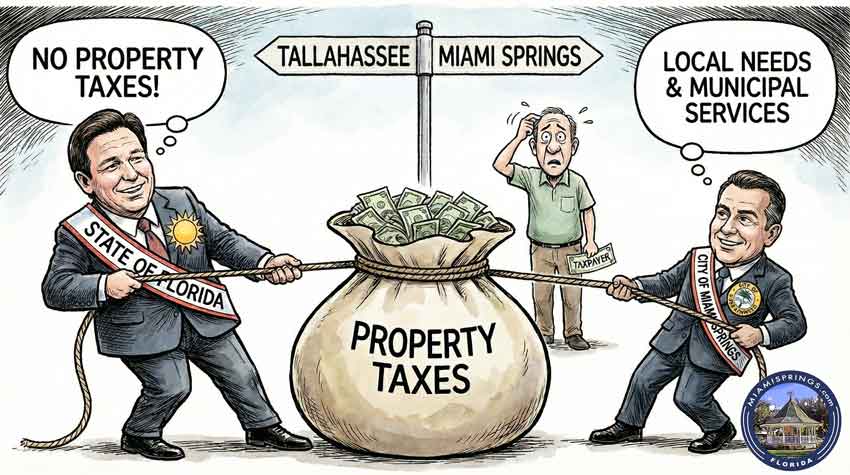 Property Taxes: Tallahassee vs Miami Springs