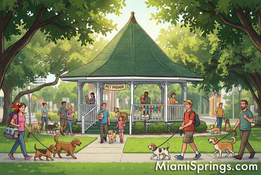 Pet Parade in Miami Springs