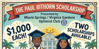 Paul Bithorn Scholarship Presented by the MS/VG Optimist Club Offers $1,000 Scholarships Paul Bithorn Scholarship
