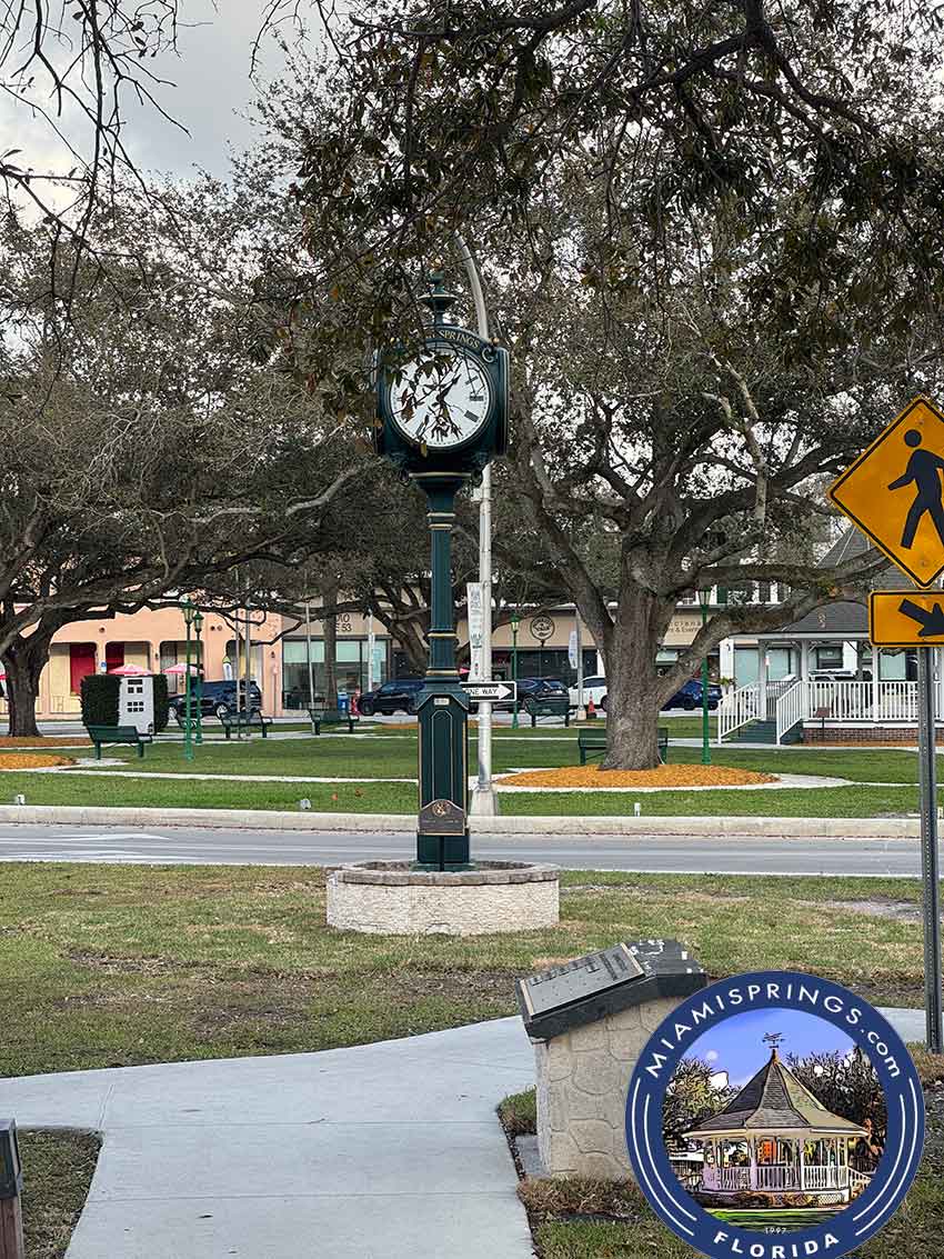 Cavalier Clock on Westward Drive Miami Springs
