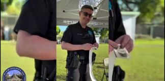 Career Day at Springview Elementary with the Miami Springs Police Department