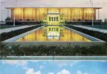 Old Pan Am Building on 36 Street Added to National Register of Historic Places Latin American Division (LAD) Headquarters and the Maintenance and Overhaul Complex, designed by Miami-based architectural firm Steward-Skinner Associates, completed in 1964. Photo Credit: Clipper Magazine (1964) University of Miami Special Collections Library.