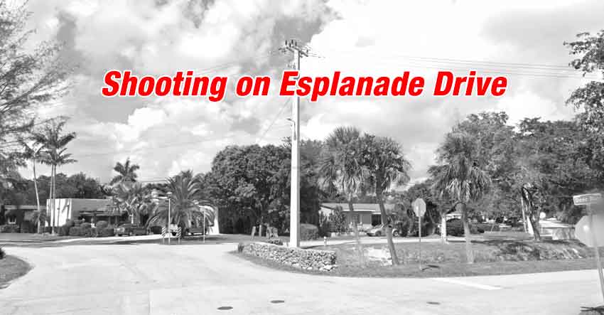 Shooting on Esplanade Drive