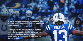 MSSH Head Football Coach T.Y. Hilton Officially Retires from NFL T.Y. Hilton officially retires from the NFL