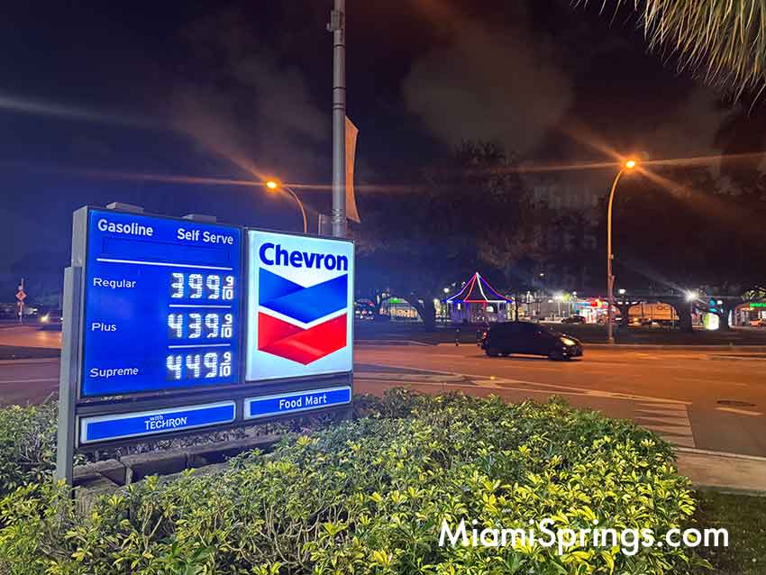 Chevron Gas Station on the Circle