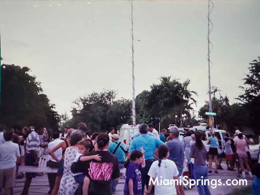 Crime Scene after the murder of Dr. Silvio Alfonso on Dove Avenue in Miami Springs