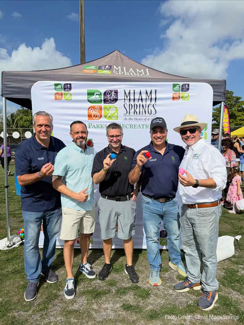 Easter Egg Hunt at Douglas Orr Park at Prince Field (Photo Credit: City of Miami Springs)