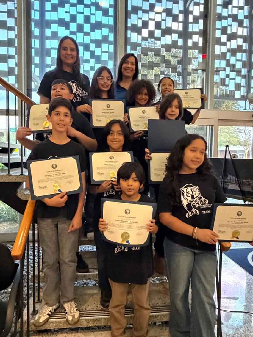 Miami Springs Elementary Panther Bots Robotics Team (Photo credit: Miami Springs Elementary)