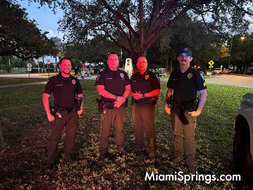 Freedom for Cuba Candlelight Vigil on Curtiss Parkway in Miami Springs