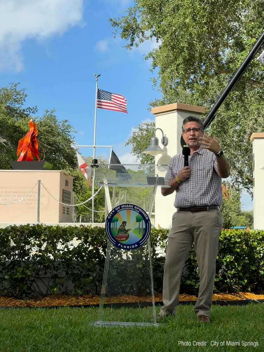 Memorial Day Ceremony (Photo Credit: City of Miami Springs)