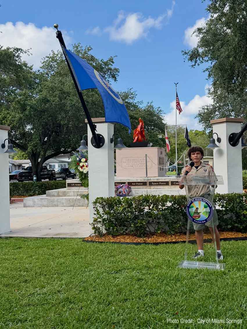 Memorial Day Ceremony (Photo Credit: City of Miami Springs)