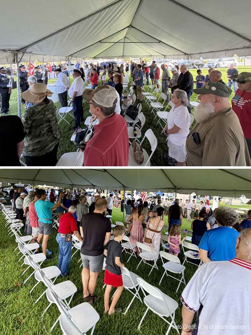 Memorial Day Ceremony (Photo Credit: City of Miami Springs)