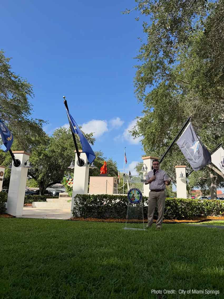 Memorial Day Ceremony (Photo Credit: City of Miami Springs)