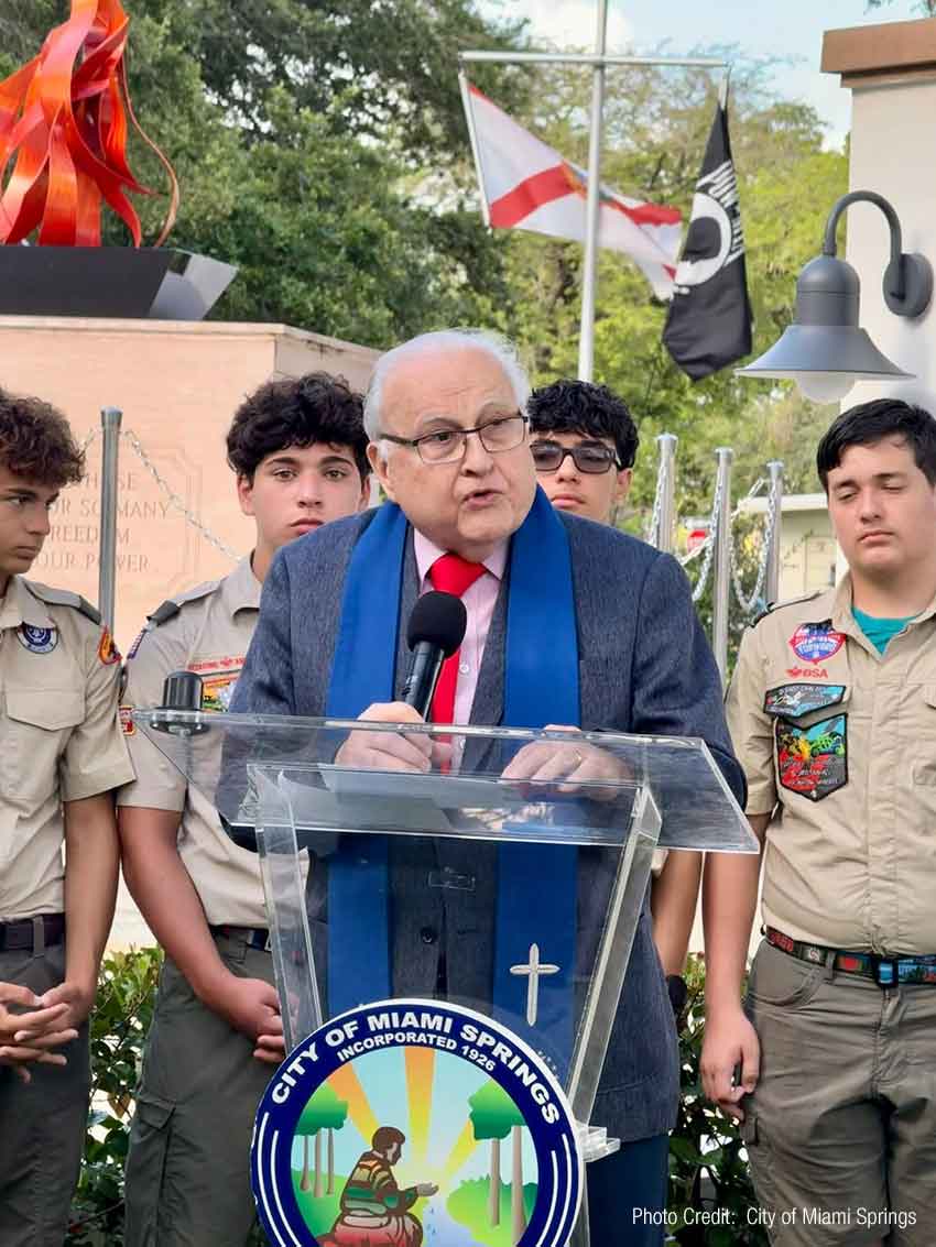 Memorial Day Ceremony (Photo Credit: City of Miami Springs)