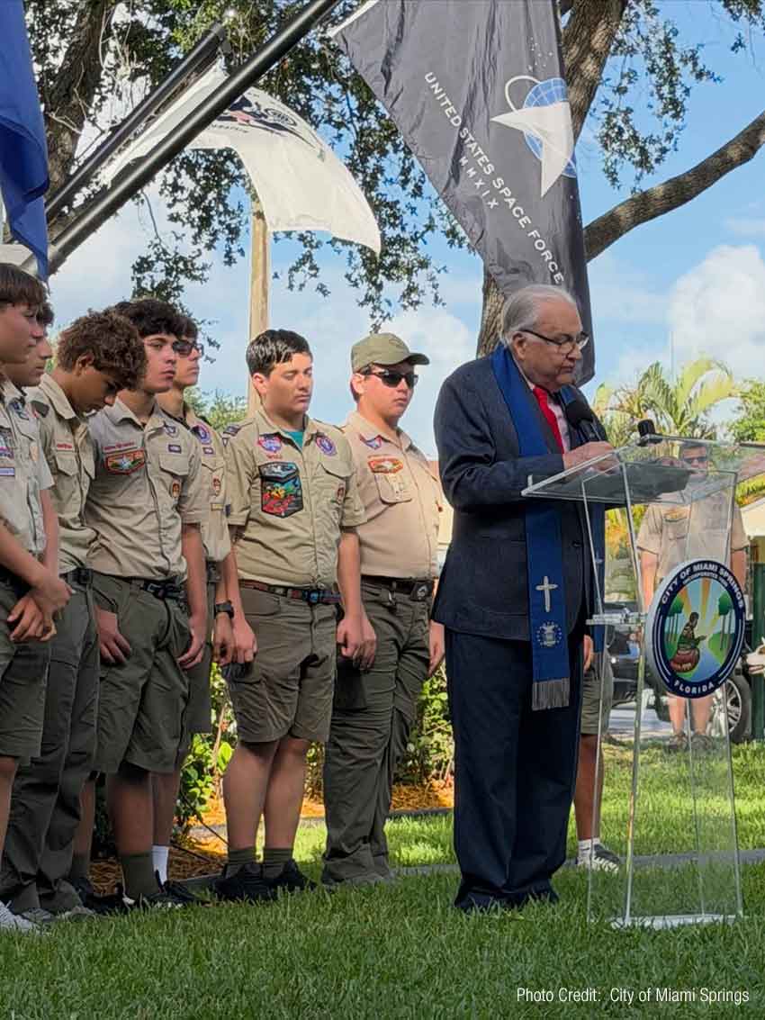 Memorial Day Ceremony (Photo Credit: City of Miami Springs)