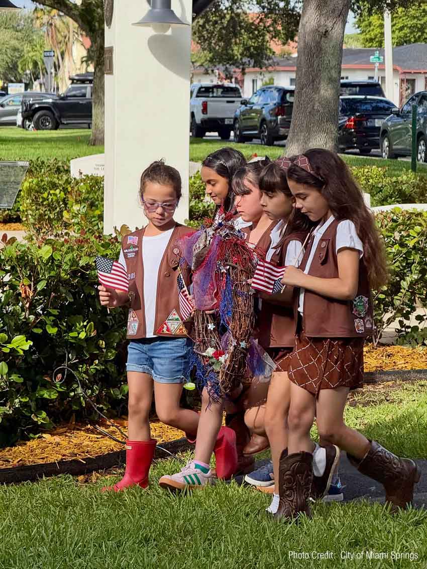 Memorial Day Ceremony (Photo Credit: City of Miami Springs)