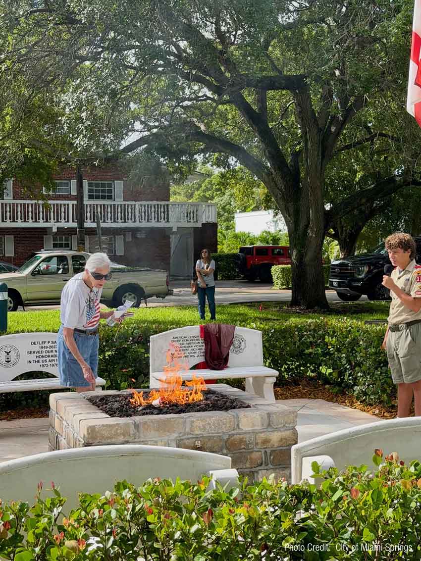 Memorial Day Ceremony (Photo Credit: City of Miami Springs)