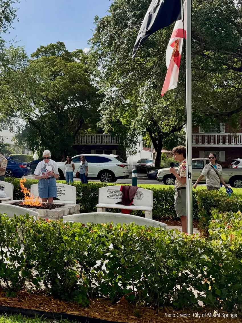 Memorial Day Ceremony (Photo Credit: City of Miami Springs)