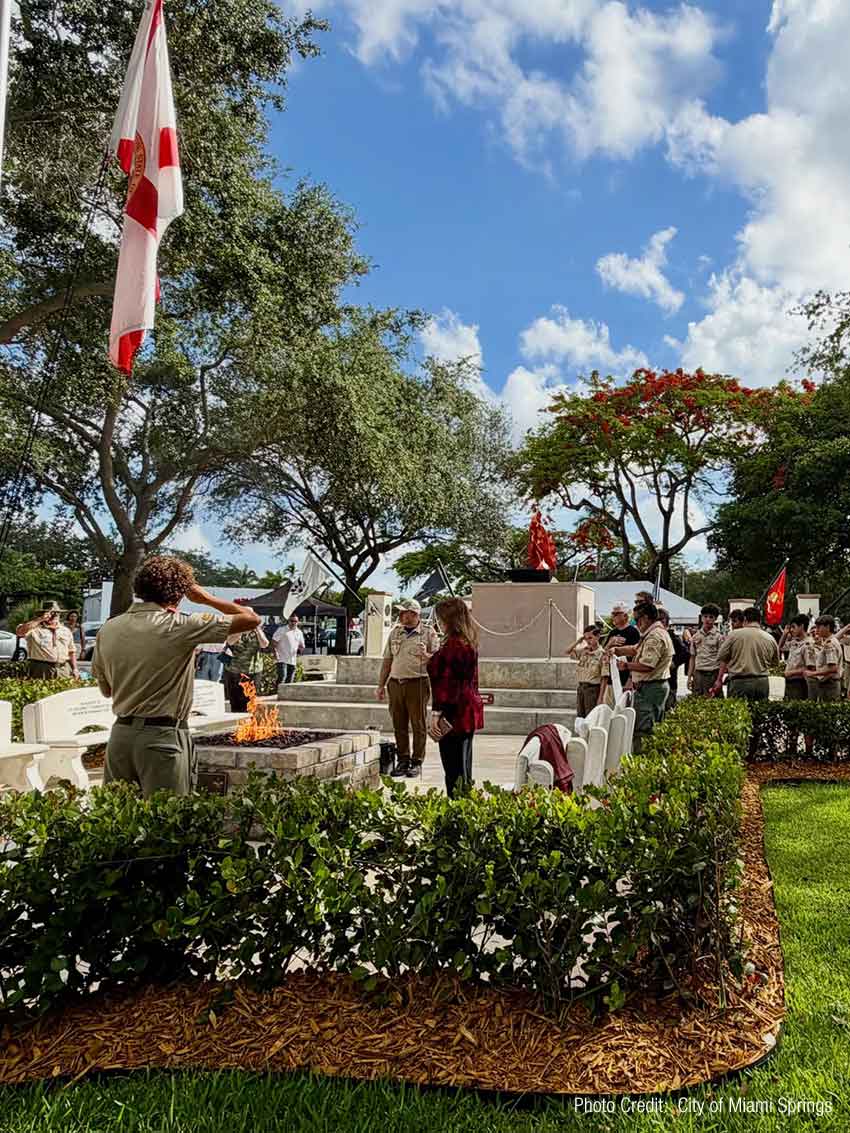 Memorial Day Ceremony (Photo Credit: City of Miami Springs)