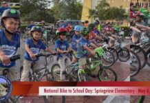 Pedal Power: Celebrating National Bike to School Day with Springview Elementary’s Famous “Bike Bus”