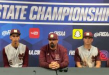State Championship Semifinal Press Conference with the Miami Springs Senior High Golden Hawks