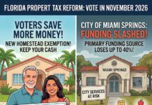 Property Tax Relief for Homeowners – Existential Threat to City of Miami Springs