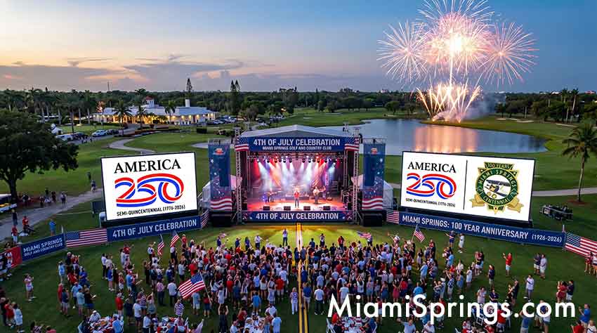 Miami Springs celebrates 100 year anniversary and America's 250th anniversary