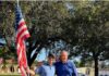 Rotary Club Decorates Curtiss Parkway with American Flags Rotary Club Decorating Curtiss Parkway with American Flag (Photo Credit: Jorge Santin)